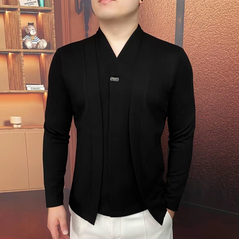 Men'S Tops Fashion - Autumn and Winter New Men's Light