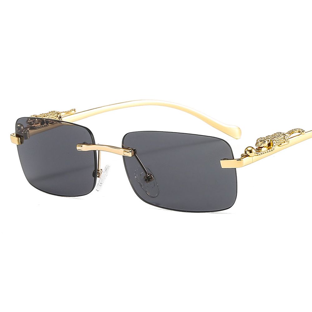 Men'S Fashion Rimless Glasses - Fashion Vintage Rimless Square Sunglasses Women