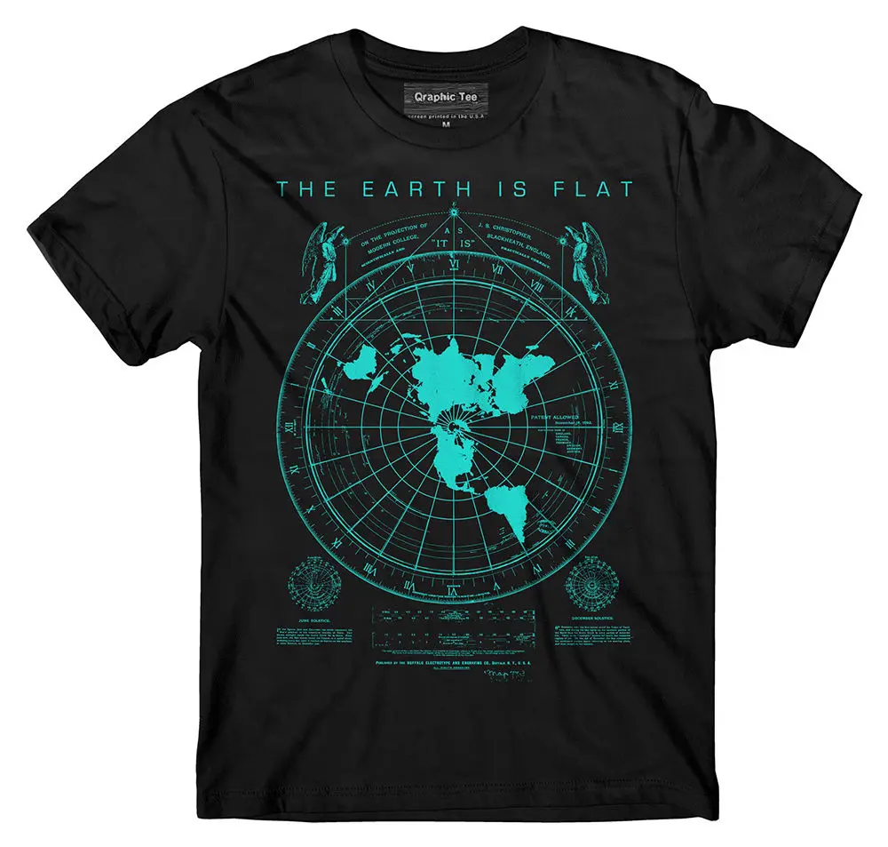 Mens Fashion World - Hot Sale Fashion Flat Earth Map
