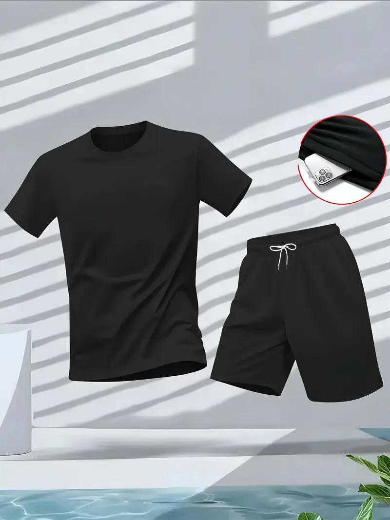 Mens Fashion Clothes - Men's Suit 2pcs Set Fashion Leisure