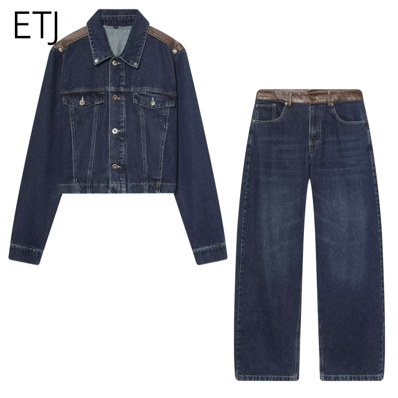 Denim Jacket Vintage - ETJ Women's Denim Jacket & Jeans