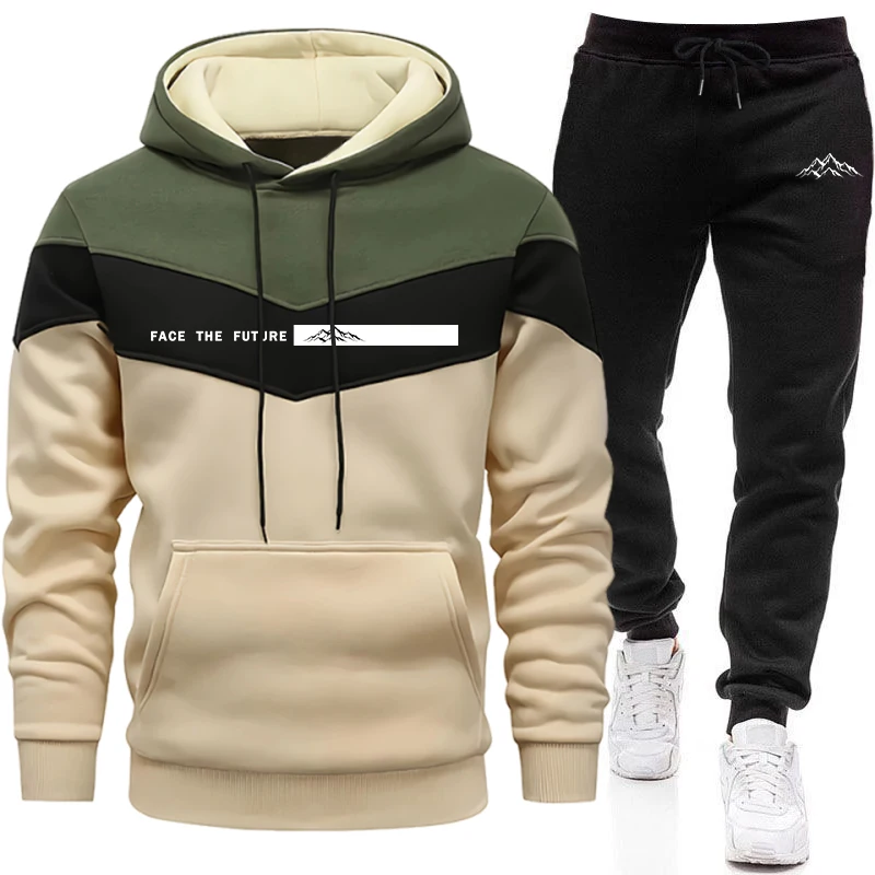 Men'S Fashion Pants - Tracksuit Men's Fashion Casual Hooded Sweatshirt