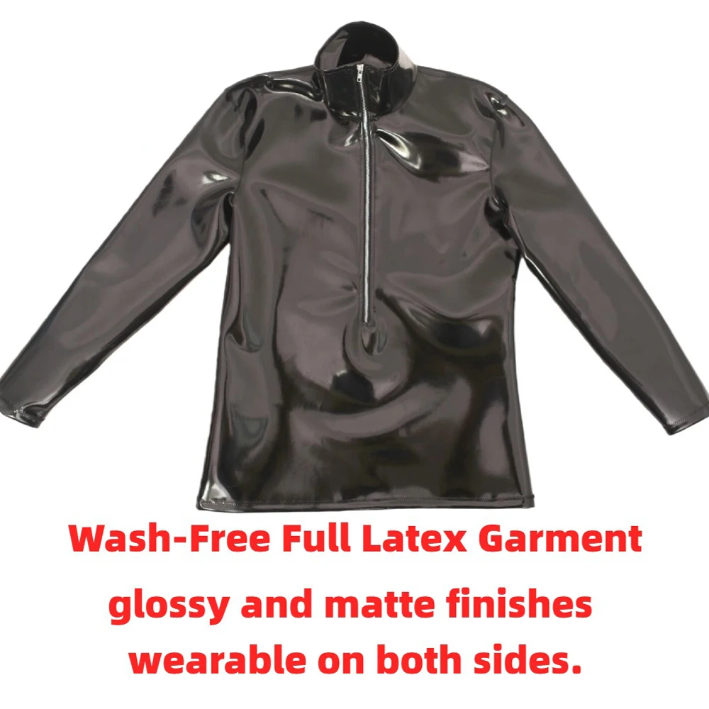 New Fashion Cloth Latex Men's  - огляд і ціна Men'S Tops Fashion