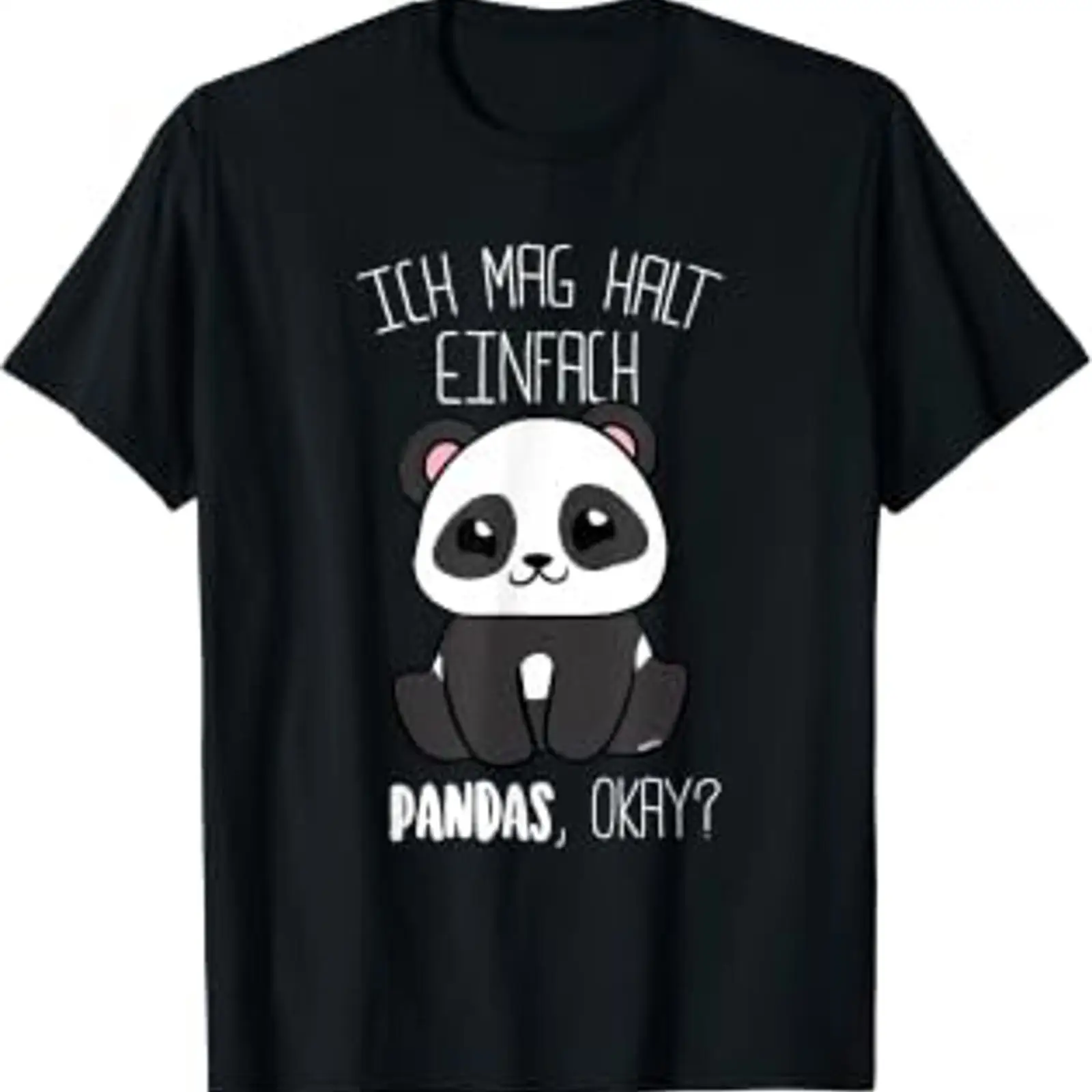 Panda T Shirt with German text - огляд і ціна Men'S Fashion Mag