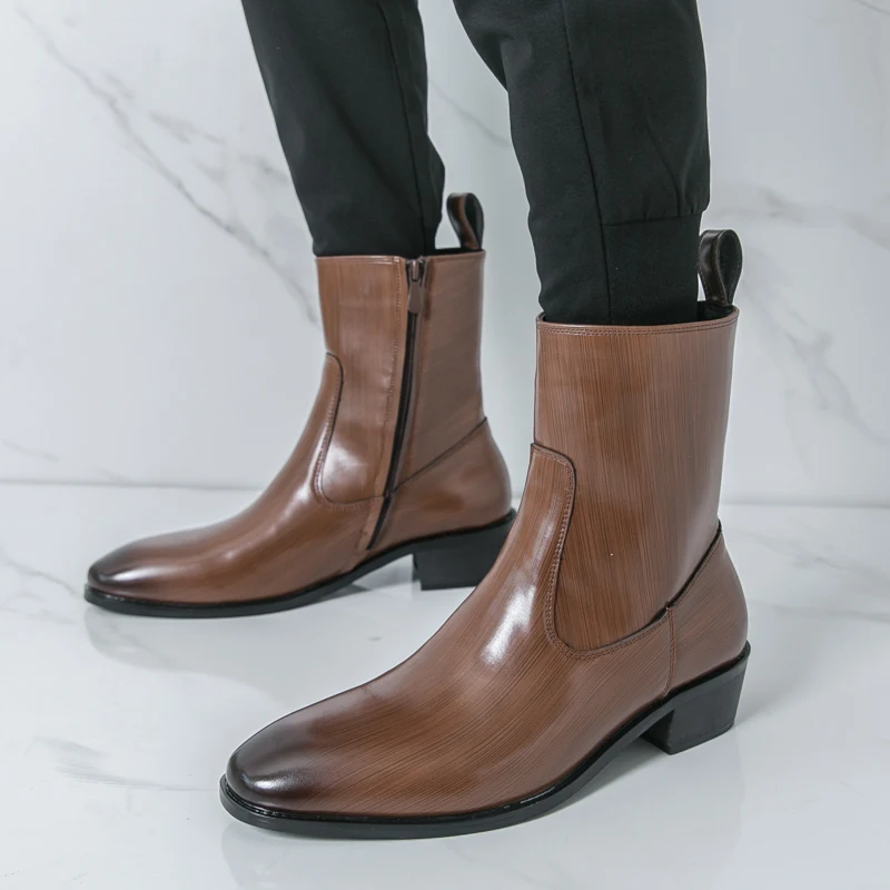 Classic Comfy Ankle Boots Bota - огляд і ціна Mens Fashion Zapatos