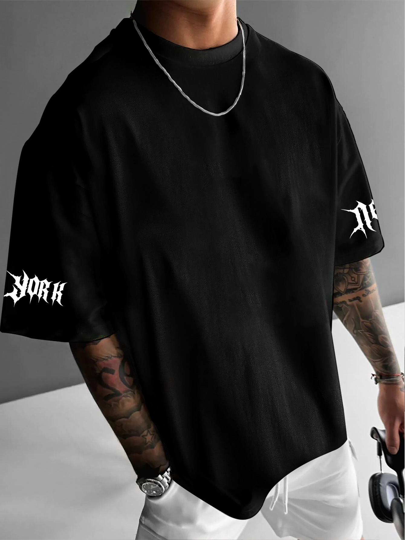 Men's Hip Hop Short Sleeve Tee - огляд і ціна Men'S Fashion New York