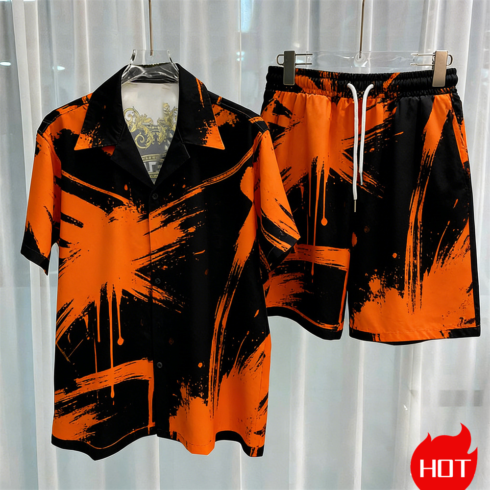 Digital printed men's set fash - огляд і ціна Mens Fashion Clothes