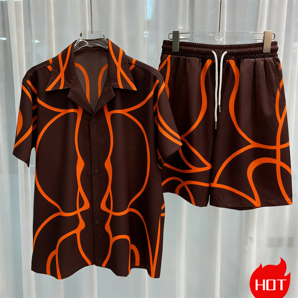Digital printed men's set fash - огляд і ціна Mens Fashion Clothes