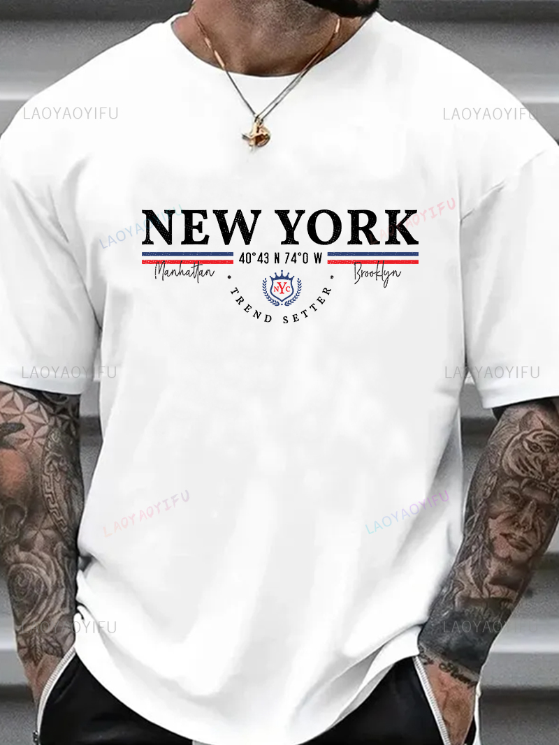 New York Letter Graphic Tee Un - огляд і ціна Men'S Fashion New York