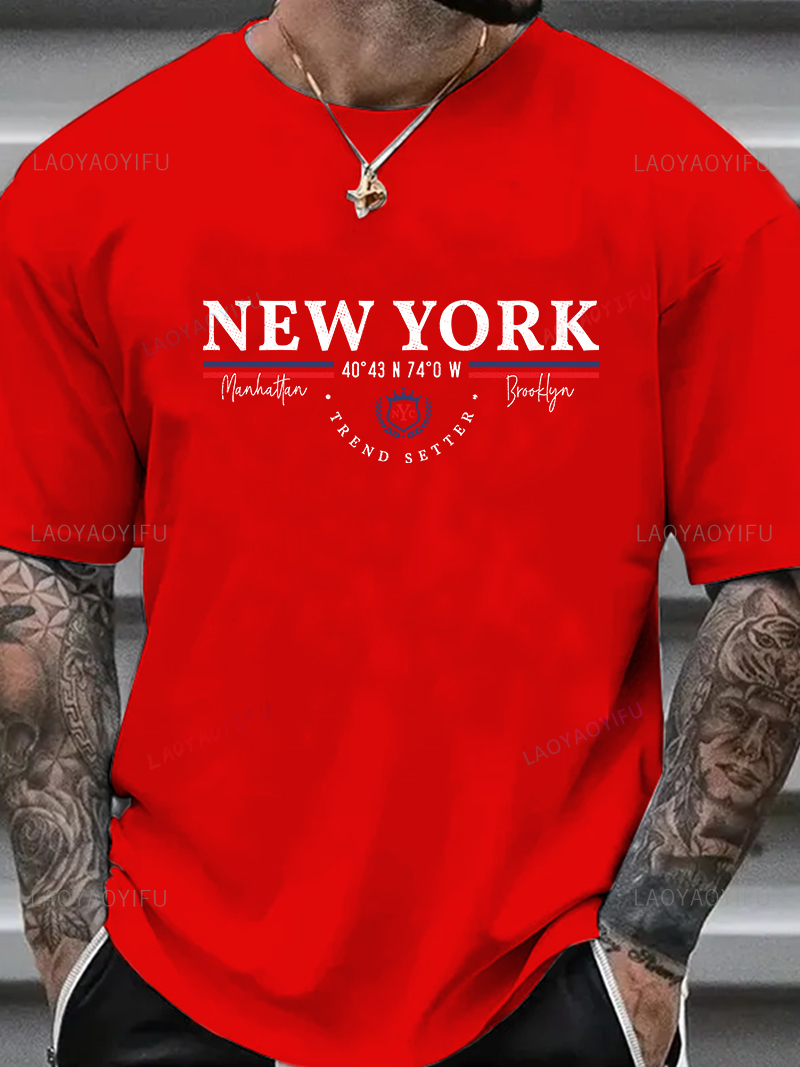 New York Letter Graphic Tee Un - огляд і ціна Men'S Fashion New York