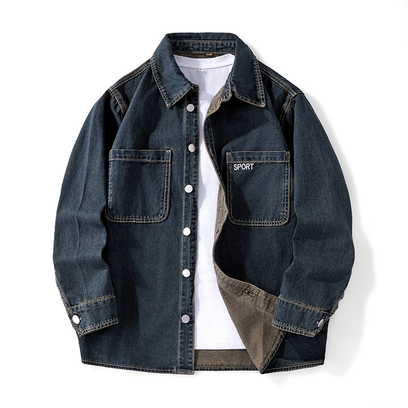 Heavy Duty Washed Denim Jacket - огляд і ціна Denim Jacket Vintage