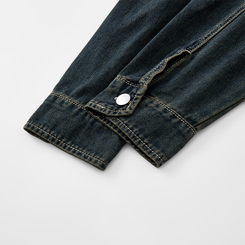 Heavy Duty Washed Denim Jacket - огляд і ціна Denim Jacket Vintage
