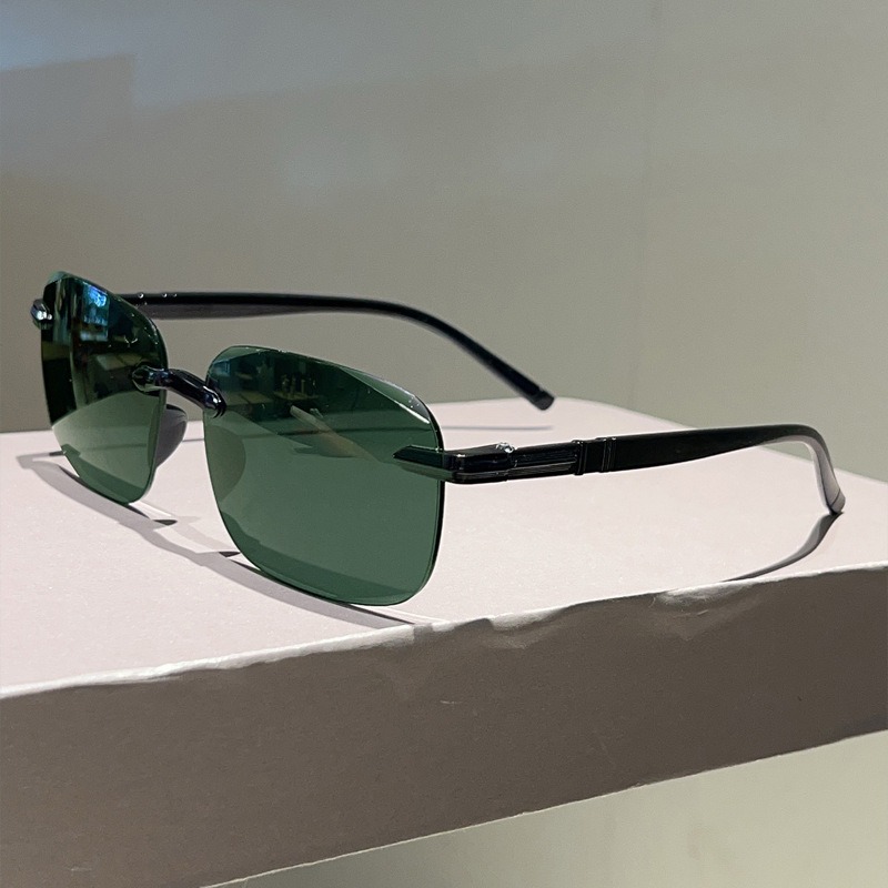 Fashion Pilot Sunglasses Men L - огляд і ціна Men'S Fashion Rimless Glasses