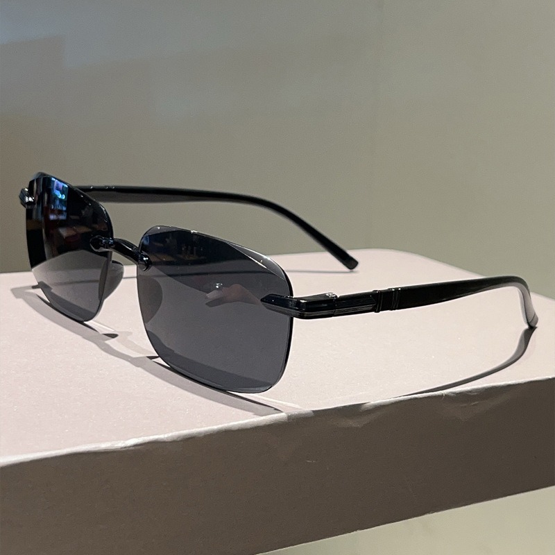 Fashion Pilot Sunglasses Men L - огляд і ціна Men'S Fashion Rimless Glasses
