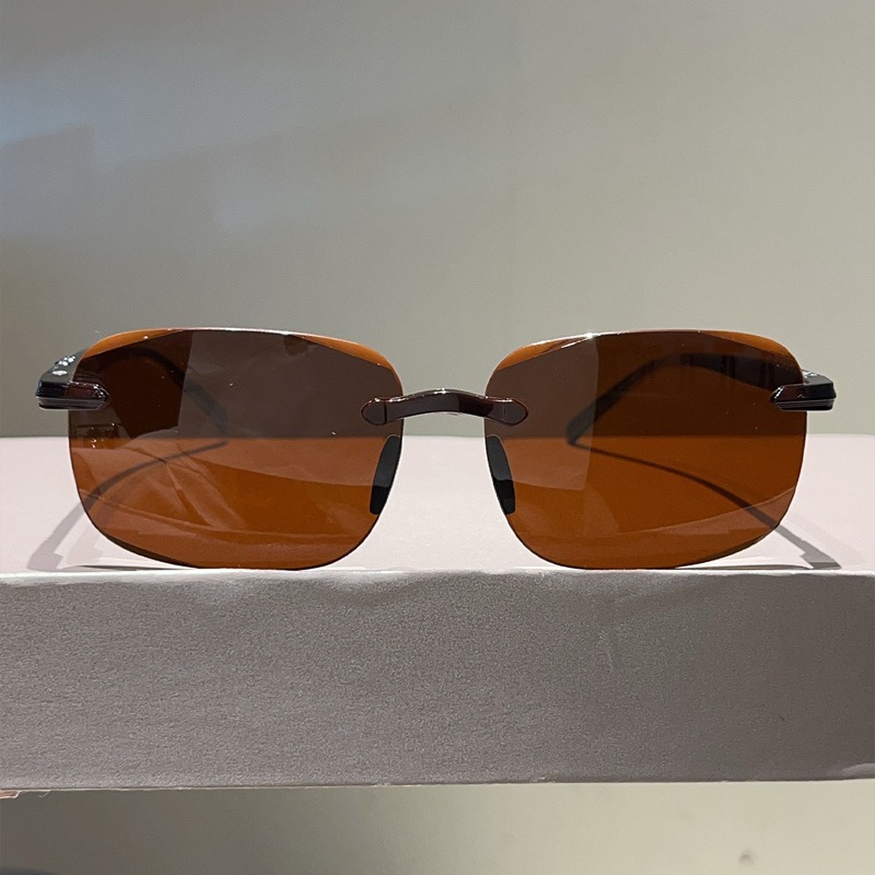 Fashion Pilot Sunglasses Men L - огляд і ціна Men'S Fashion Rimless Glasses