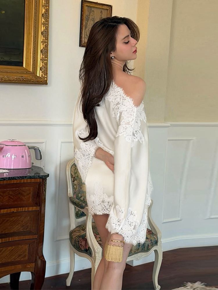 Elegant Lace Patchwork Women's - огляд і ціна Men'S Fashion Line