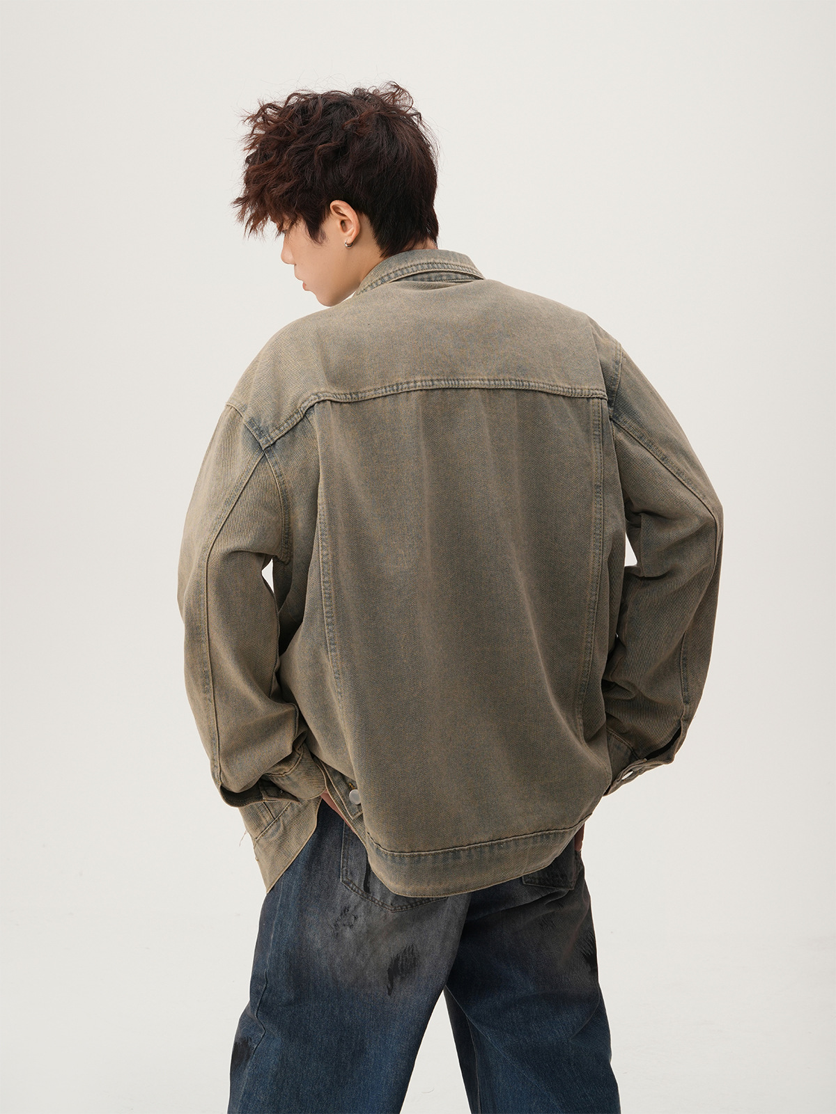 American High Street Ripped De - огляд і ціна Denim Jacket Vintage
