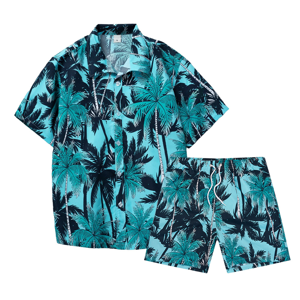 Hawaiian Coconut Tree 3D Print - огляд і ціна Mens Fashion Clothes