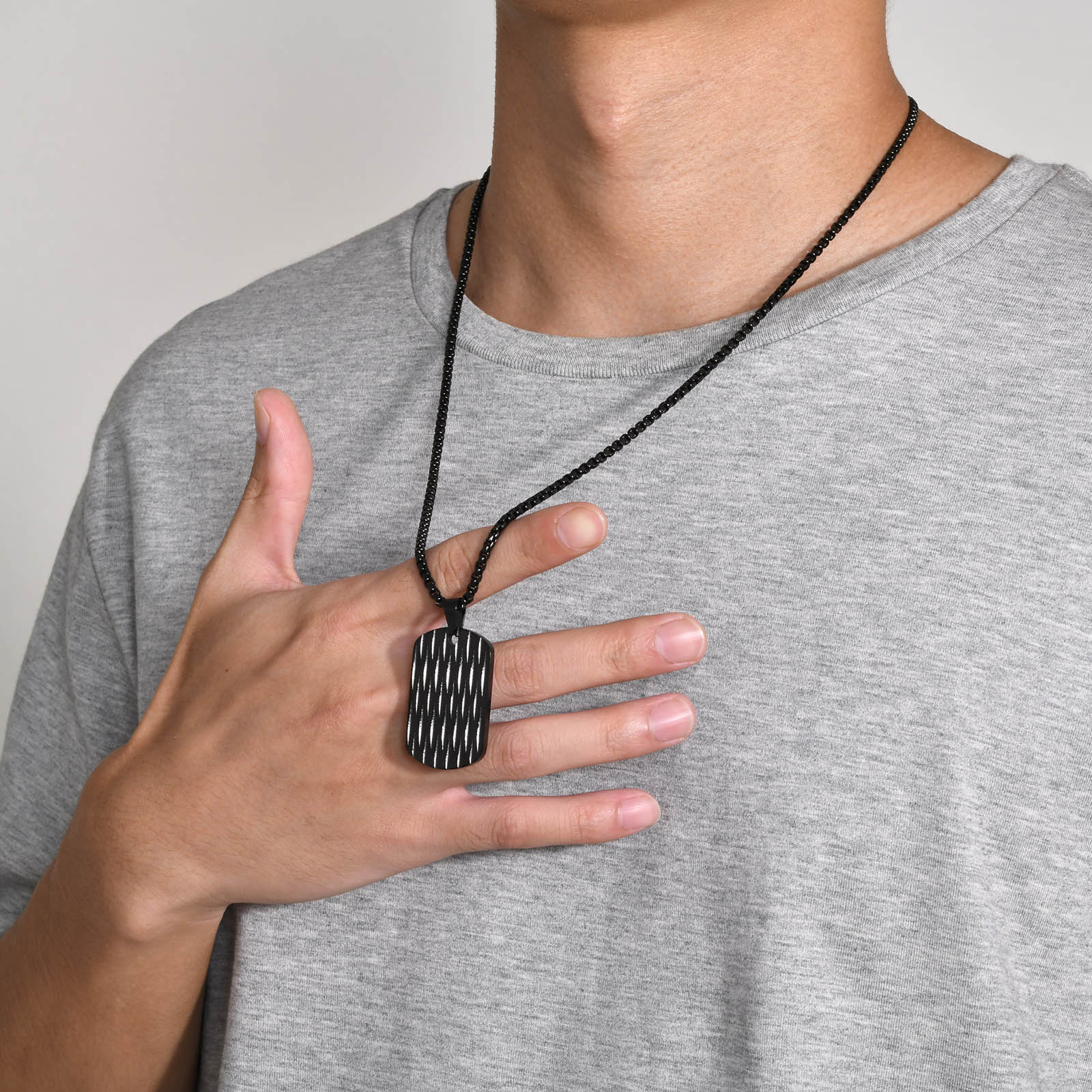 Mprainbow Mens Dog Tag Necklac - огляд і ціна Mens Fashion In The 1920S