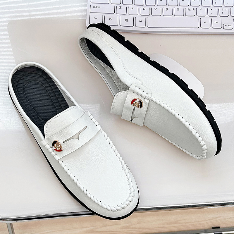 Men Slippers Fashion Leather L - огляд і ціна Men'S Fashion Loafers Shoes