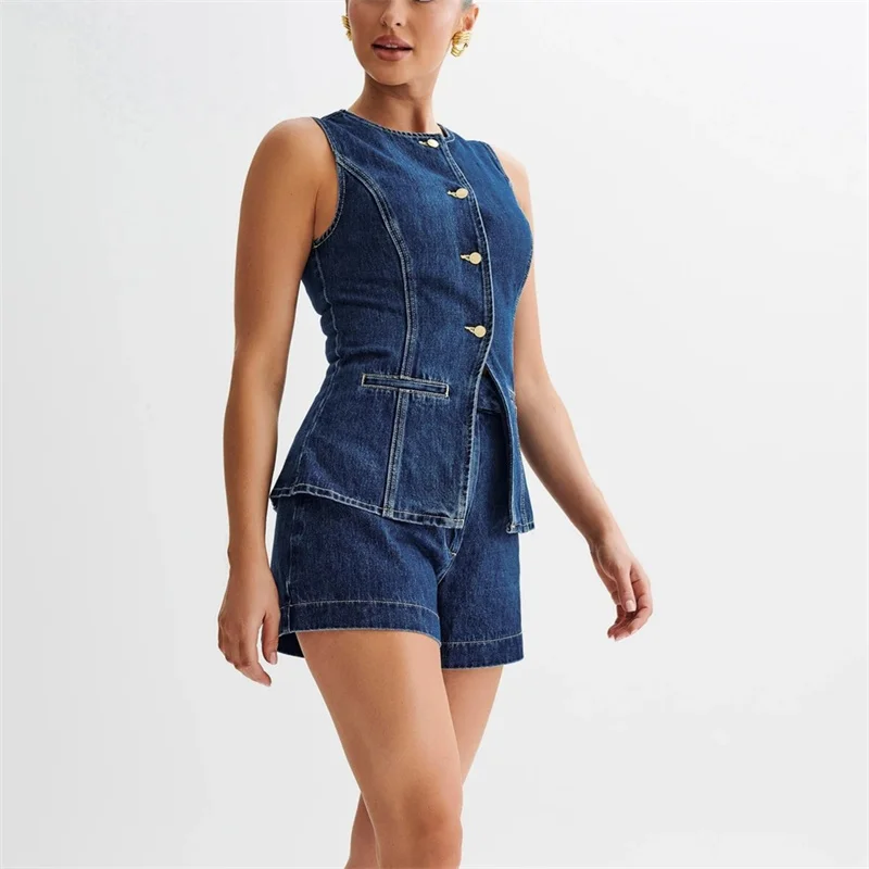 2024 Vintage Casual Denim Suit - огляд і ціна Denim Jacket Vintage