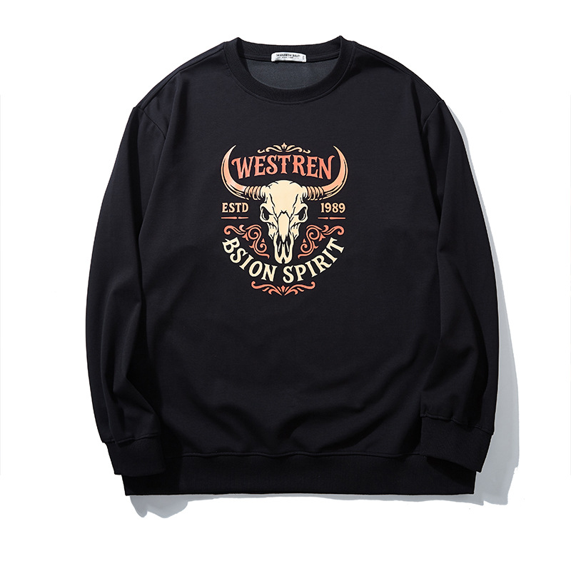 Men's Crew Neck Sweatshirt Wes - огляд і ціна Streetwear Hoodie