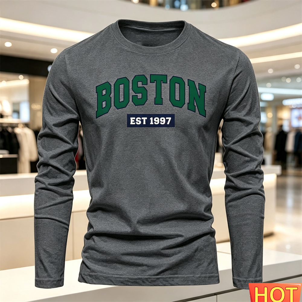 Autumn Summer Men's long sleev - огляд і ціна Mens Fashion Clothes