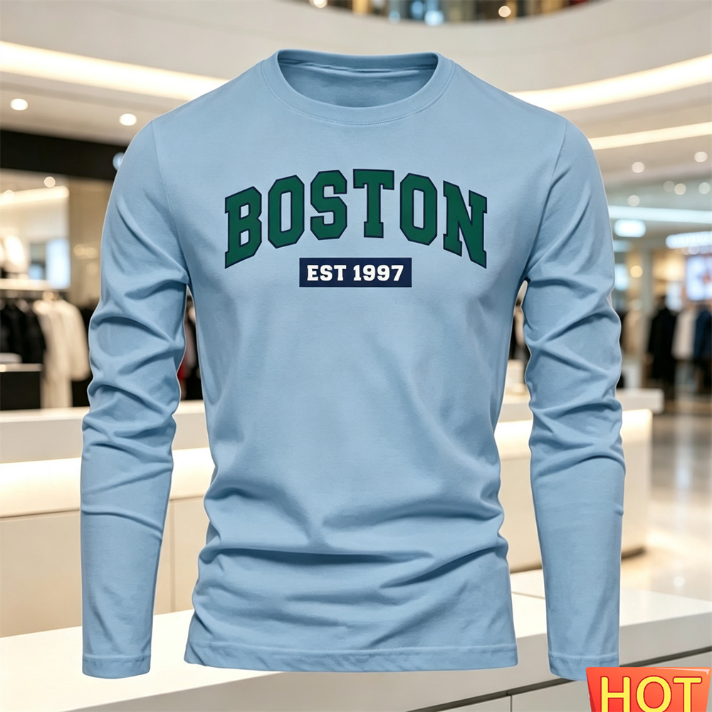 Autumn Summer Men's long sleev - огляд і ціна Mens Fashion Clothes