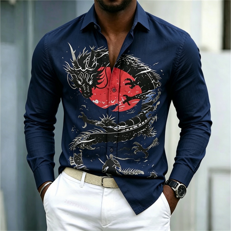 2026 New Men's Shirt White Bla - огляд і ціна Mens Fashion Clothes