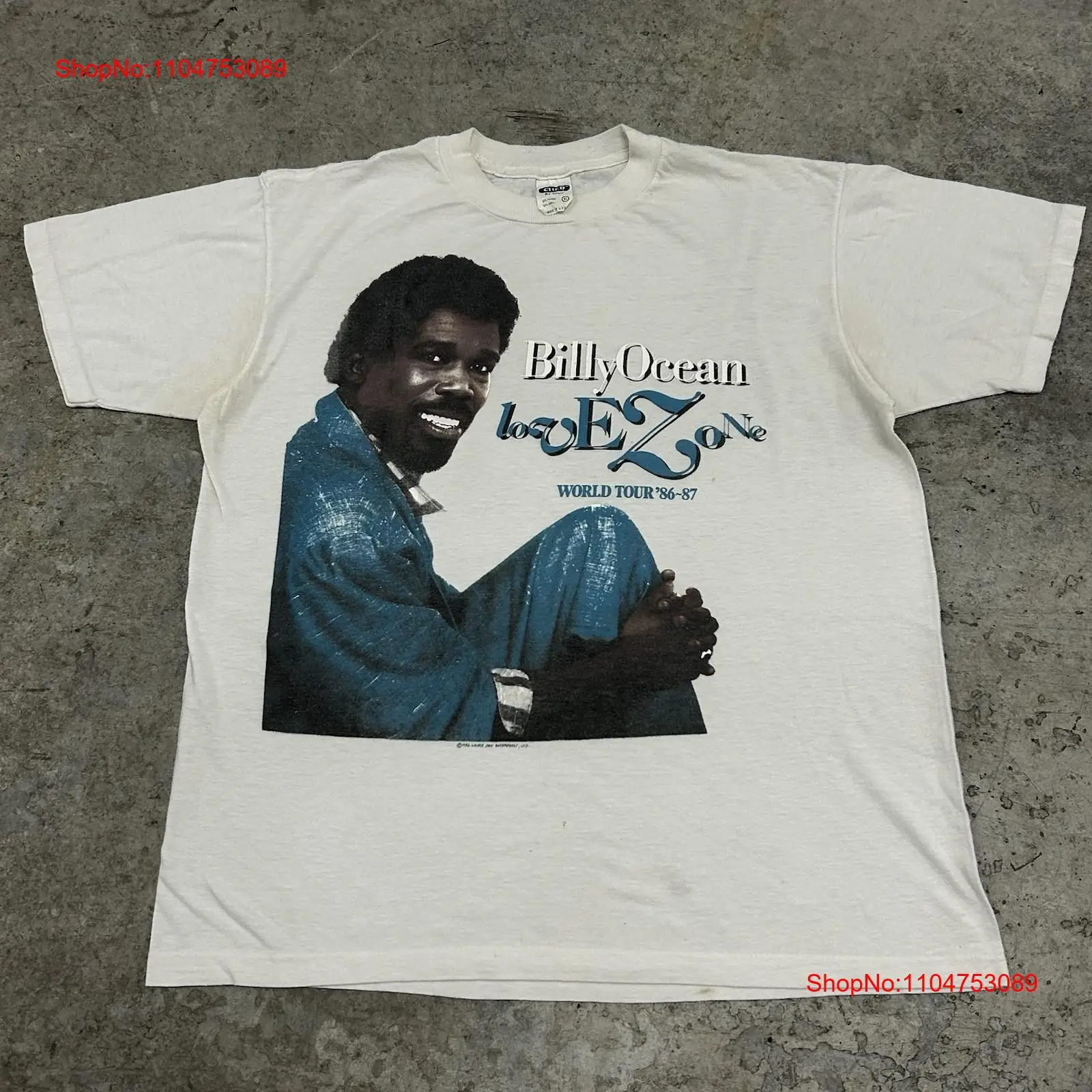 Vintage 80s Billy Ocean Band T - огляд і ціна Mens Fashion World