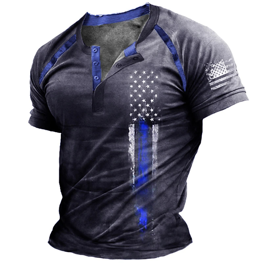 Funny 3D American Flag Print M - огляд і ціна Mens Fashion Clothes