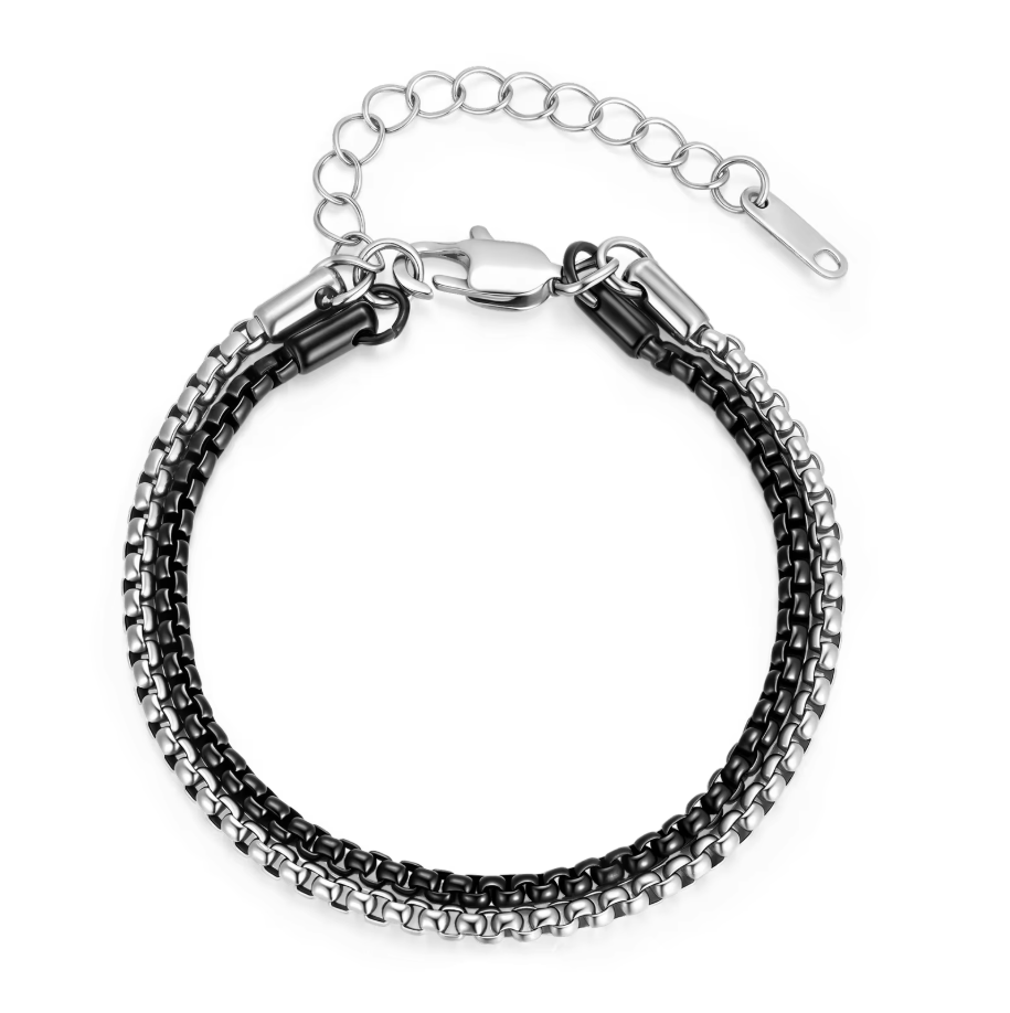 Men Stainless Steel Layered Tw - огляд і ціна Men'S Fashion Over 30
