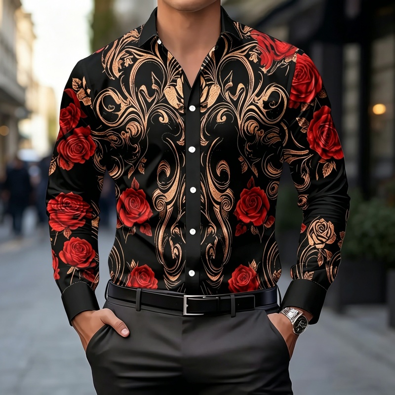 2026 new men's shirt fashion p - огляд і ціна Men'S Tops Fashion