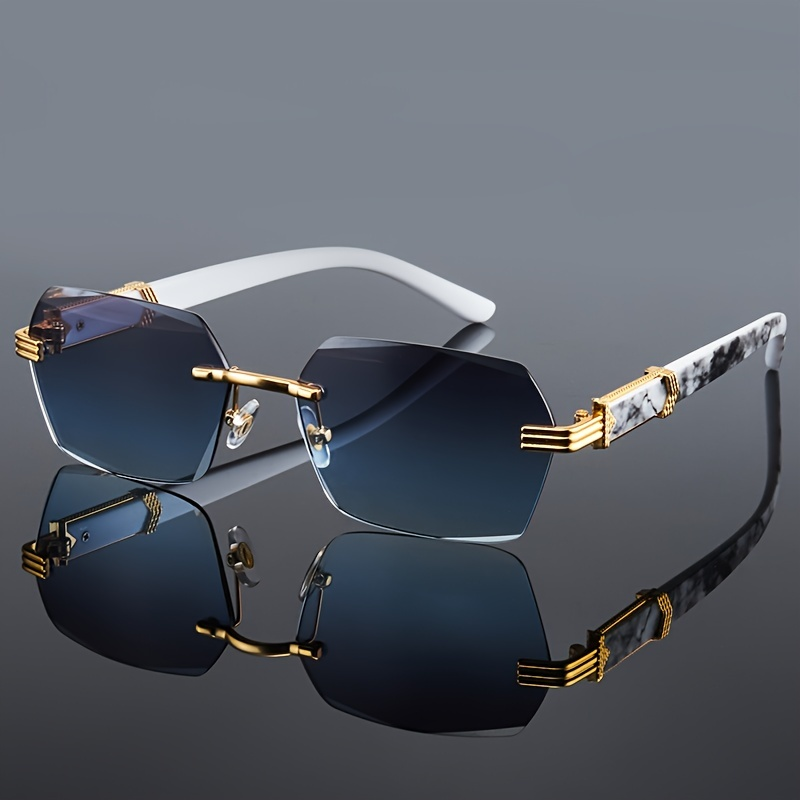 Fashion Rimless Sunglasses Men - огляд і ціна Men'S Fashion Rimless Glasses