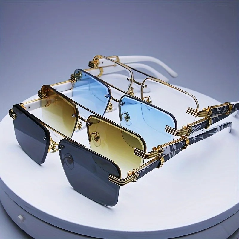 Fashion Rimless Sunglasses Men - огляд і ціна Men'S Fashion Rimless Glasses