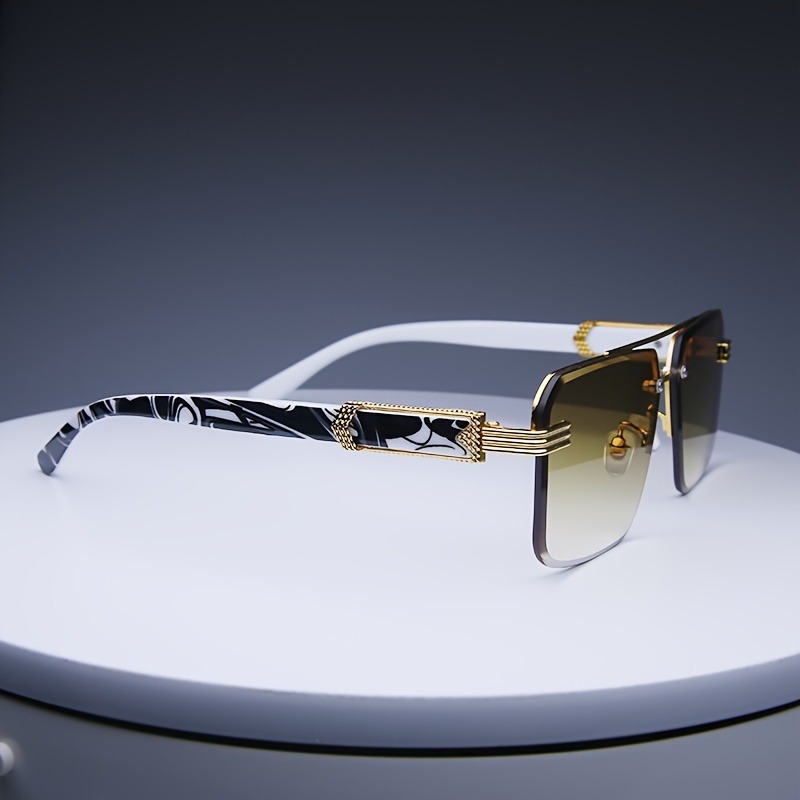 Fashion Rimless Sunglasses Men - огляд і ціна Men'S Fashion Rimless Glasses