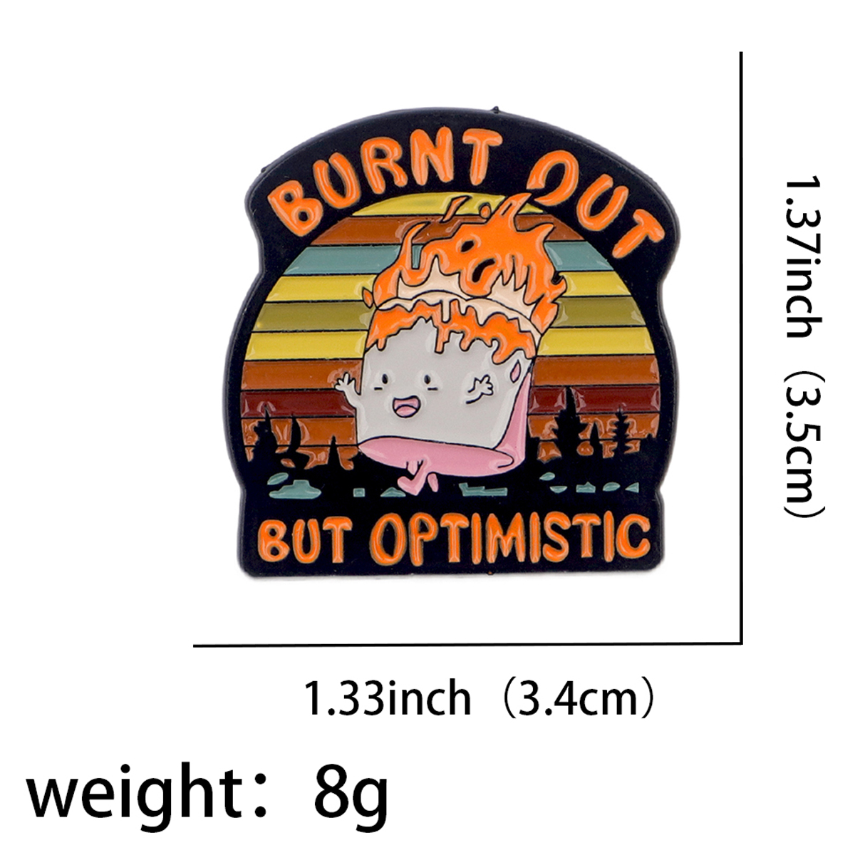 Fire Badges Enamel Pin Brooche - огляд і ціна Men'S Fashion Model