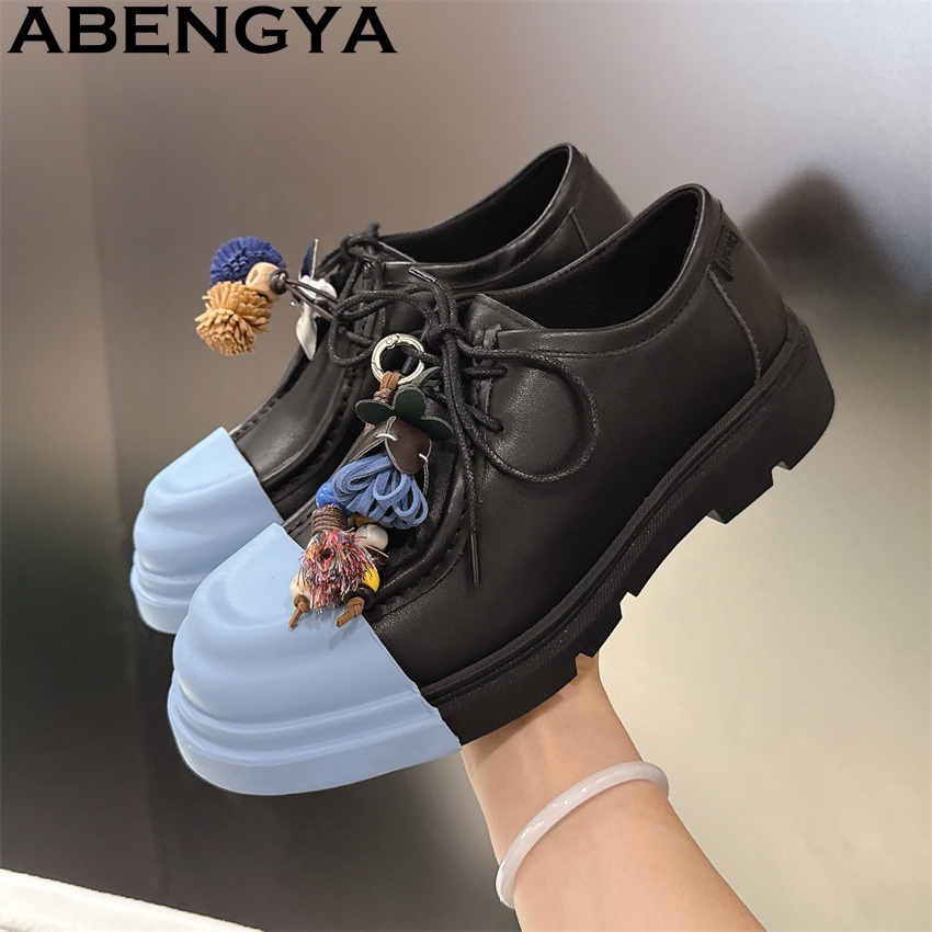 Multicolour Real Leather Lace  - огляд і ціна Men'S Fashion Loafers Shoes