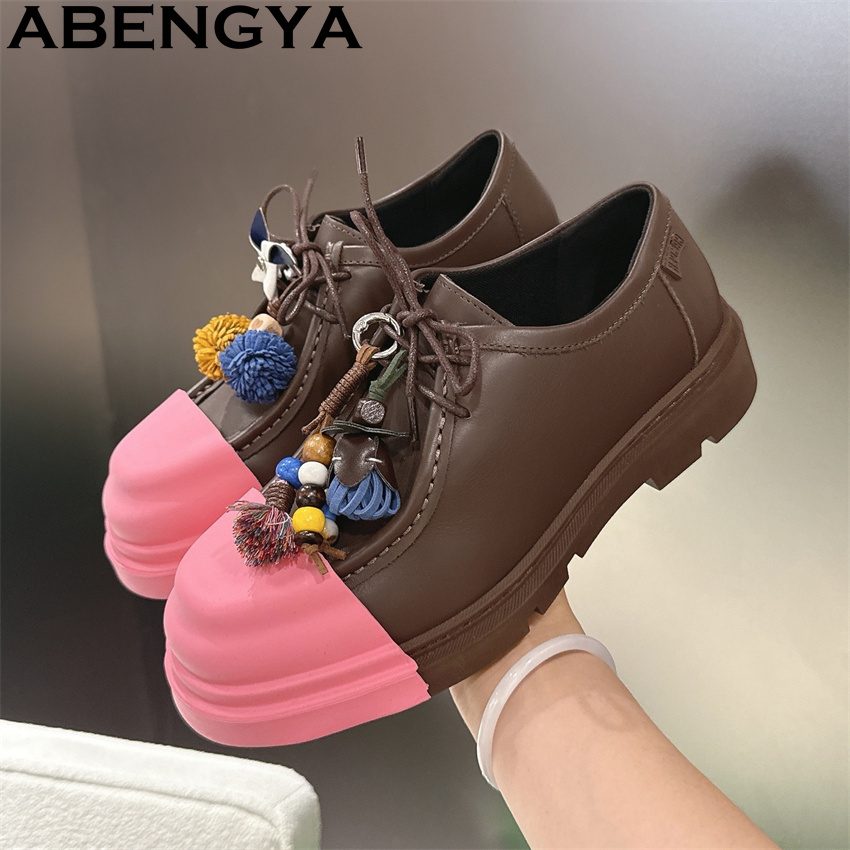 Multicolour Real Leather Lace  - огляд і ціна Men'S Fashion Loafers Shoes