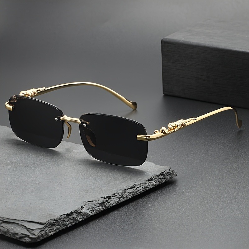 Fashion Rimless Metal Sunglass - огляд і ціна Men'S Fashion Rimless Glasses