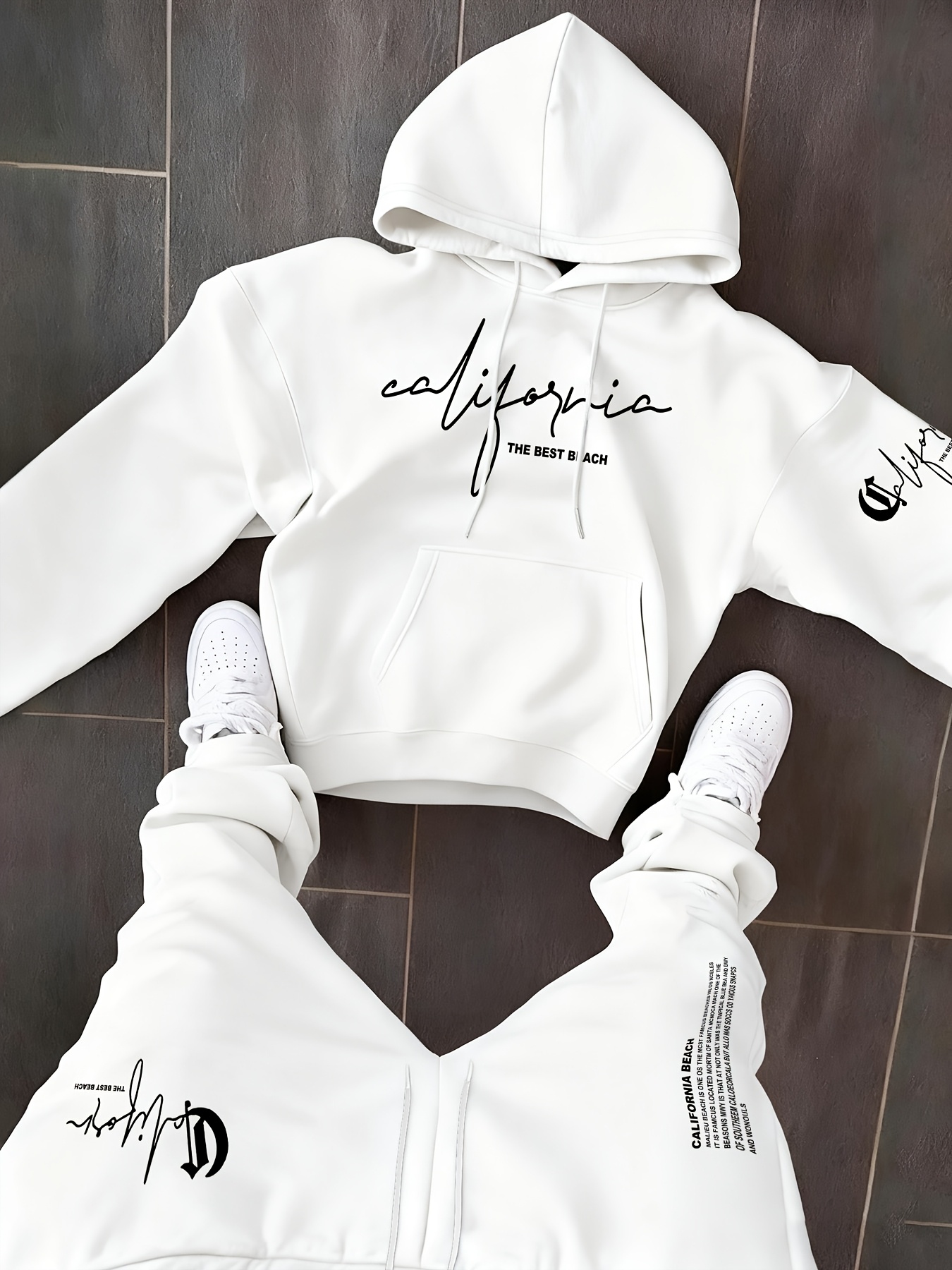 man 2 piece sets Hoodie Tracks - огляд і ціна Streetwear Hoodie