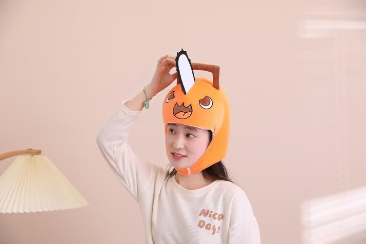 Anime Chainsaw Man Pochita Cos - огляд і ціна Men'S Fashion With Hat