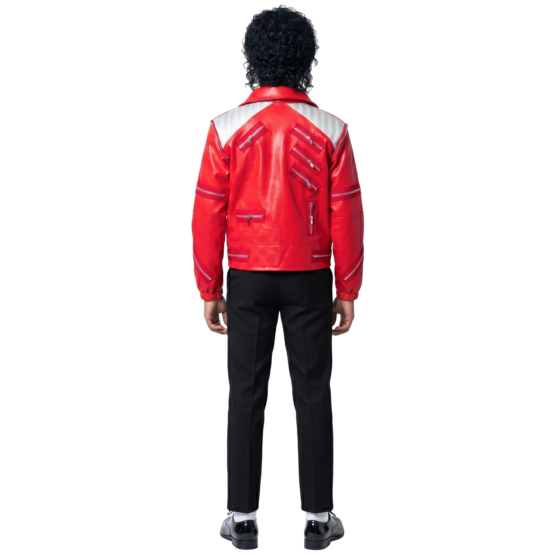 80s Retro Pop Star Costume Mic - огляд і ціна Jacket Mens Fashion