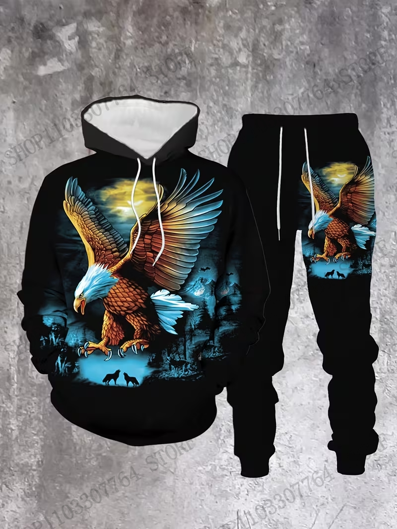 Autumn Winter Hoodie Pant Set  - огляд і ціна Men'S Fashion Pants