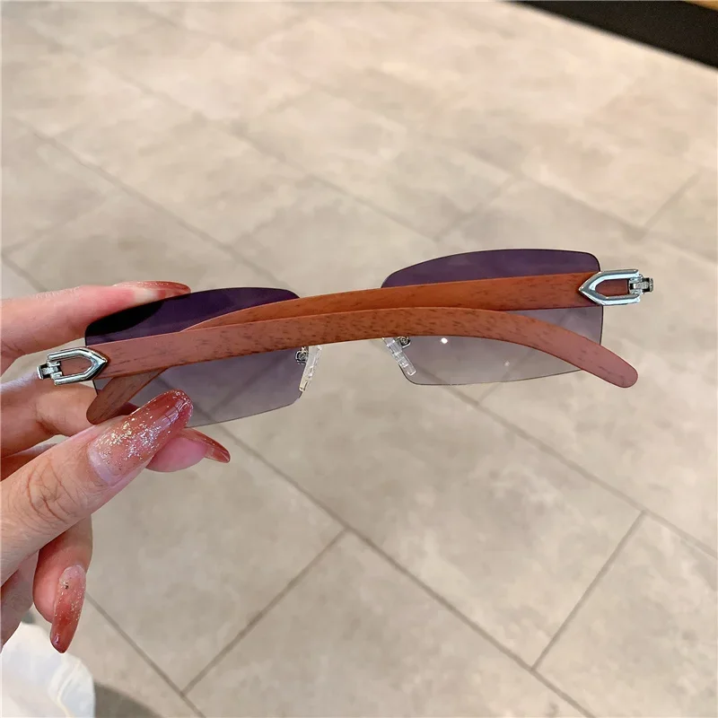 Small Rimless Sunglasses Men W - огляд і ціна Men'S Fashion Rimless Glasses