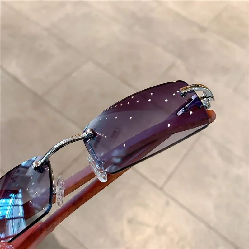 Small Rimless Sunglasses Men W - огляд і ціна Men'S Fashion Rimless Glasses