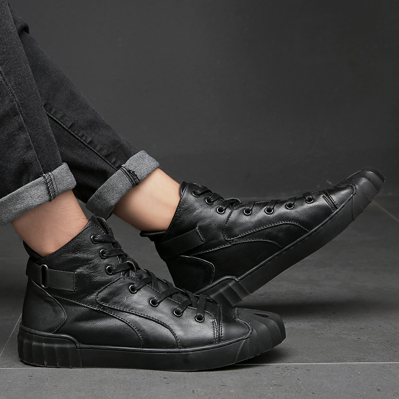 Genuine Leather Casual Short B - огляд і ціна Men'S Fashion Loafers Shoes