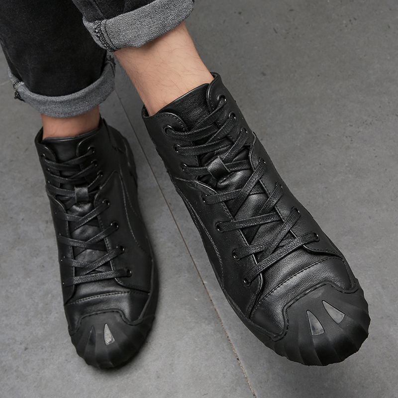 Genuine Leather Casual Short B - огляд і ціна Men'S Fashion Loafers Shoes