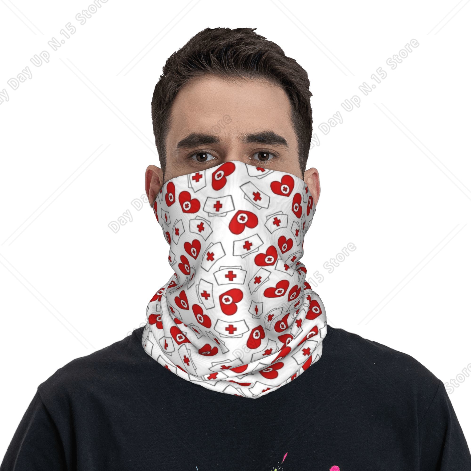 Nurse Hat Heart Pattern Bandan - огляд і ціна Men'S Fashion With Hat