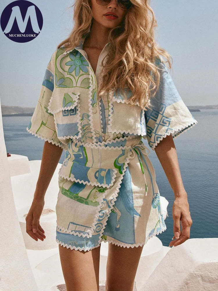 Ladies Summer Two-Piece Set Ca - огляд і ціна Men'S Fashion Line
